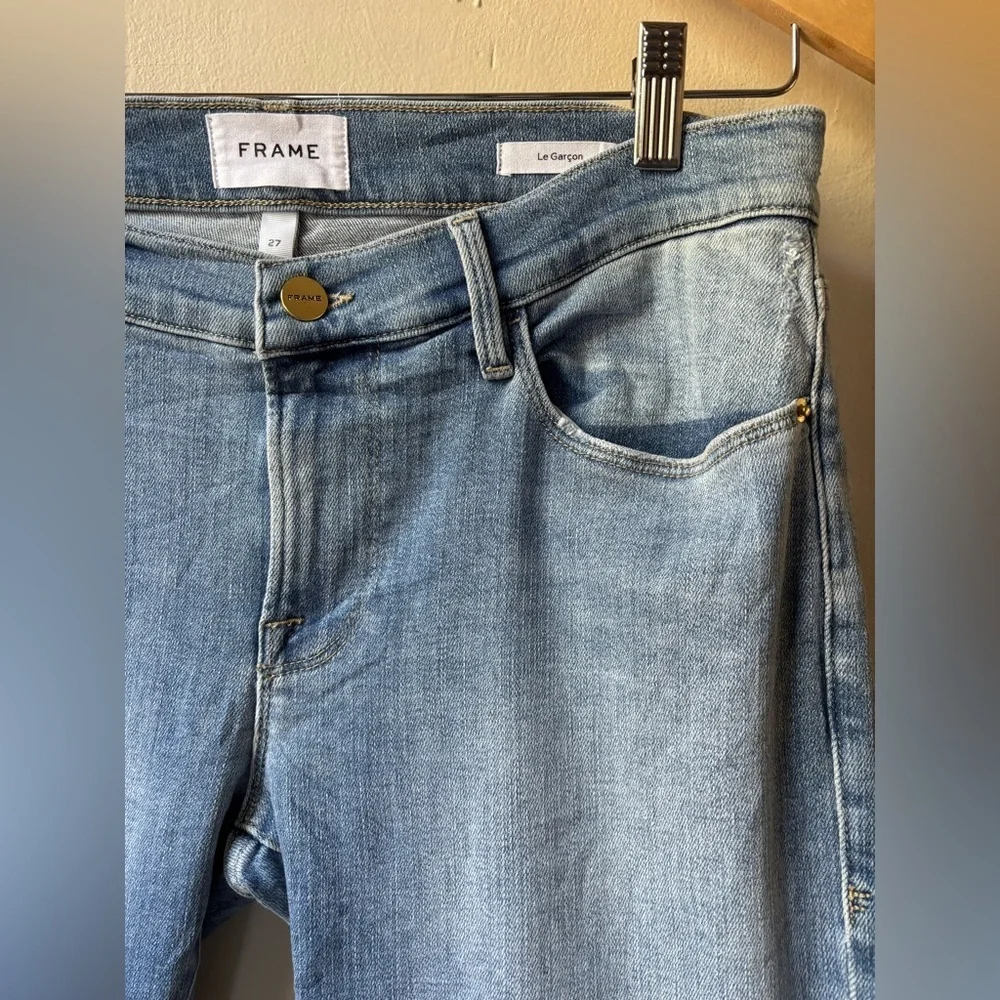 Frame Denim Women's Le Garçon Overturn Jeans